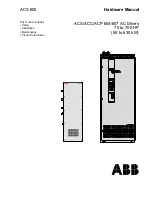 ABB ACS 600 Series Hardware Manual предпросмотр