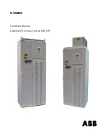 ABB ACS 800 Series Hardware Manual preview