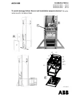 Предварительный просмотр 1 страницы ABB ACS 800 Series Installation Notice