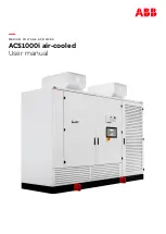 ABB ACS1000i air-cooled User Manual preview
