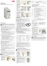 ABB ACS150 series Quick Installation And Start-Up Manual preview
