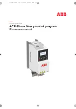 ABB ACS180 Firmware Manual preview