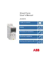 ABB ACS310 User'S Manual And Safety Manual preview
