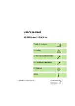 Предварительный просмотр 3 страницы ABB ACS320 series User Manual