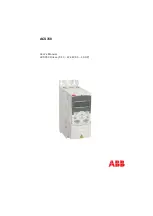 Preview for 1 page of ABB ACS350 Series User Manual