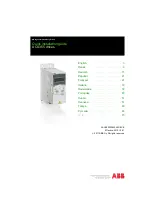 ABB ACS355 series Quick Installation Manual предпросмотр