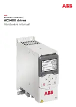 ABB ACS480 Hardware Manual предпросмотр