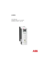 ABB ACS550 Series User Manual preview