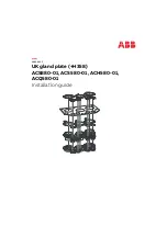 Предварительный просмотр 1 страницы ABB ACS580-01 drives Installation Manual