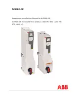 ABB ACS580-0P Supplement Installation Manual preview