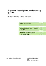 Предварительный просмотр 3 страницы ABB ACS800-67 System Description And Start-Up Manual