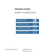 Предварительный просмотр 3 страницы ABB ACS800-67LC Hardware Manual