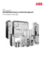 ABB ACS860 Firmware Manual preview