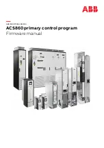 Preview for 1 page of ABB ACS860 Firmware Manual