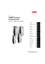 ABB ACS880-01 Series Quick Installation Manual preview