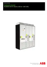 ABB ACS880-07XT Series Hardware Manual preview