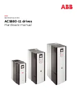 Preview for 1 page of ABB ACS880-11 Hardware Manual