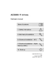 Preview for 3 page of ABB ACS880-11 Hardware Manual