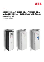 Preview for 1 page of ABB ACS880-11 Manual