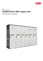 ABB ACS880-207LC Hardware Manual preview
