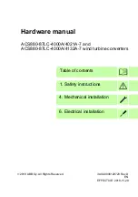 Preview for 3 page of ABB ACS880-87CC Hardware Manual