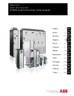 ABB ACS880 Series Quick Start Up Manual предпросмотр