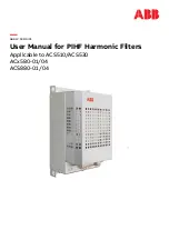 ABB ACx580-01 Series User Manual preview