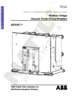 ABB ADVAC Installation & Maintenance Instructions Manual preview