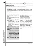 Предварительный просмотр 4 страницы ABB AMD Rg 355 Installation, Operation And Maintenance Instructions