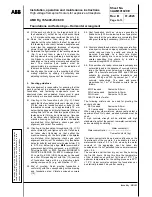 Предварительный просмотр 41 страницы ABB AMD Rg 355 Installation, Operation And Maintenance Instructions