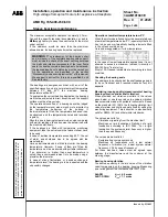 Предварительный просмотр 85 страницы ABB AMD Rg 355 Installation, Operation And Maintenance Instructions