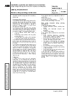 Предварительный просмотр 94 страницы ABB AMD Rg 355 Installation, Operation And Maintenance Instructions