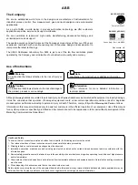 Предварительный просмотр 2 страницы ABB AP100 Series Instruction Manual