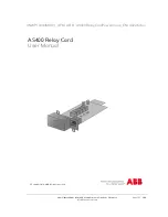 ABB AS400 User Manual preview