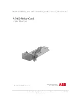 Предварительный просмотр 1 страницы ABB AS400 User Manual