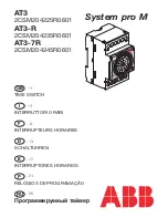 Preview for 1 page of ABB AT3 Manual