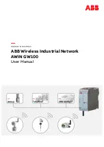 ABB AWIN GW100 User Manual предпросмотр