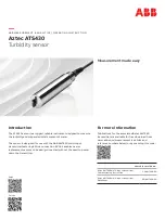 Preview for 1 page of ABB Aztec ATS430 Operating Instructions Manual