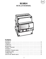 Предварительный просмотр 2 страницы ABB B23 Installation Manual