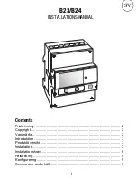 Предварительный просмотр 12 страницы ABB B23 Installation Manual