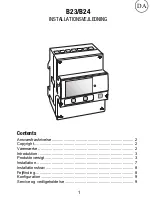 Предварительный просмотр 32 страницы ABB B23 Installation Manual