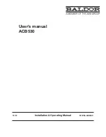 ABB BALDOR ACB530 User Manual preview