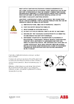 Preview for 5 page of ABB Battery cabinet for PowerValue 11-31T 10-20 kVA User Manual