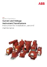ABB BB 103 Instructions For Installation, Use And Maintenance Manual preview