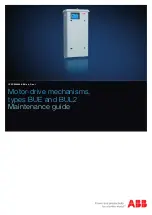 Preview for 1 page of ABB BUE Maintenance Manual