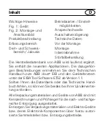 Preview for 2 page of ABB Busch Watchdog Professional 220 EIB Operating Instructions Manual