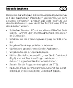 Preview for 16 page of ABB Busch Watchdog Professional 220 EIB Operating Instructions Manual