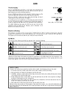 Предварительный просмотр 2 страницы ABB C300 Operating Manual