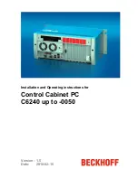 ABB C6240 Installation And Operating Instructions Manual preview