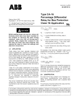 ABB CA-16 Instruction Leaflet preview